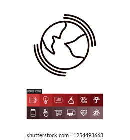 Earthquake vector icon