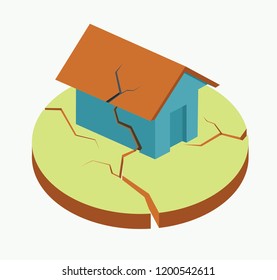 earthquake vector illustration
