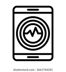 EarthquakeApp Vector Line Symbol Design