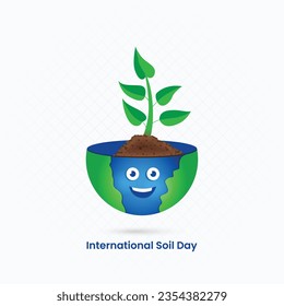 Earth's Lifeline: Celebrating Soil Day with Vibrant Illustration