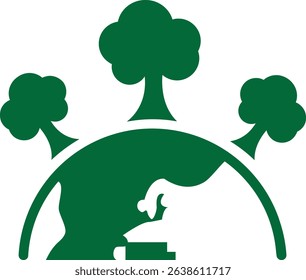 Earth's Trees: A Green Symbol of Environmental Protection and Gr