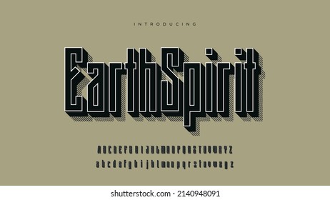 Earthspirit A New Stylish Font