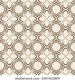 Earth-toned repetitive geometric pattern with circular shapes.