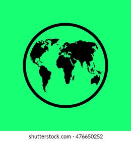 Earth.Vector icon.