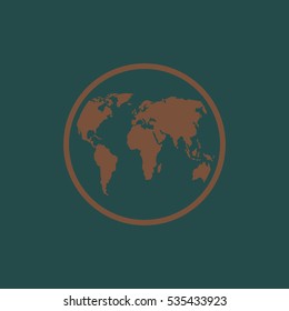 Earth.Vector icon.