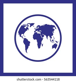 Earth.Vector icon.