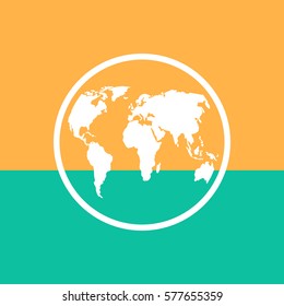 Earth.Vector icon.