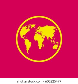 Earth.Vector icon.