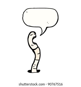 Regenwurzelkartoon