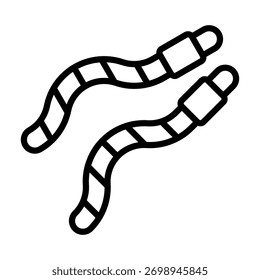 Elemento De Icono De Gusanos De Tierra Para Diseño Y Vector
