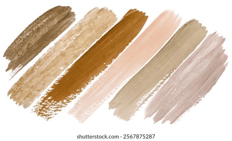 Earthy color palette, soft brush strokes, natural tones, artistic swatches, design inspiration, creative backgrounds.