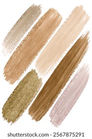 Earthy color palette, textured brush strokes, natural tones, artistic background, design inspiration, modern aesthetic.