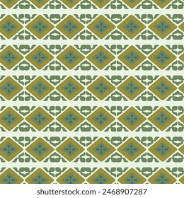Earthy Ethno Stripes Seamless Vector Pattern Design