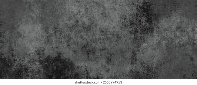 Earthy and Moody Cement Wall Surface with Faded Grunge Details and a Deep, Neutral Gray Finish
