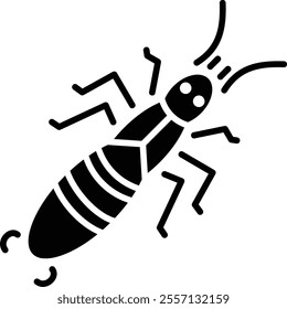 Earwig icon for wildlife and nature world