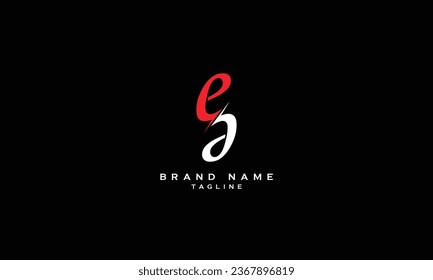 EAS, ESA, AES, ASE, SAE, SEA, EDS, ESD, DES, DSE, SDE, SED, EA, AE, Abstract initial monogram letter alphabet logo design