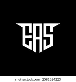 EAS letter logo design with white background in illustrator, vector logo modern alphabet font overlap style, calligraphy designs for logo, Poster, Invitation, etc.