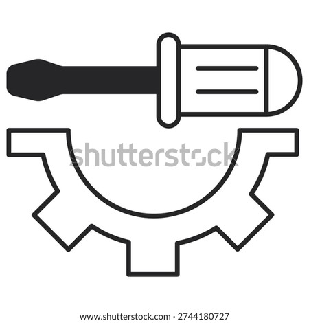 Ease of Installation Icon, Easy Setup Icon Design, Quick Installation Illustration, User-Friendly Assembly Graphic, Hassle-Free Setup Artwork, Simple Installation Guide Icon, vector