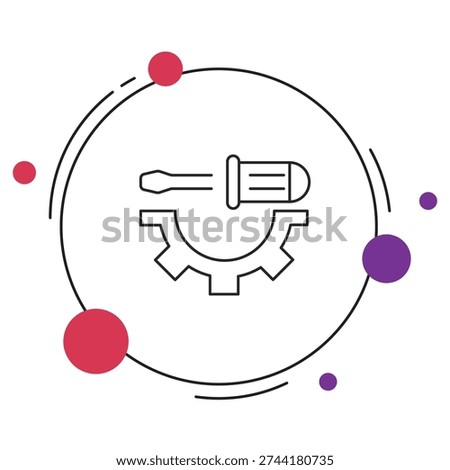Ease of Installation Icon, Easy Setup Icon Design, Quick Installation Illustration, User-Friendly Assembly Graphic, Hassle-Free Setup Artwork, Simple Installation Guide Icon, vector