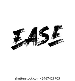 ease text on white background.