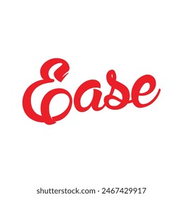 ease text on white background.