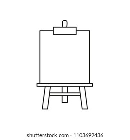 Easel art icon