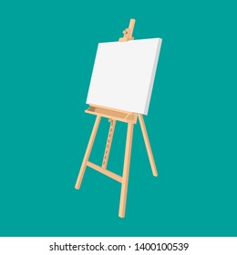 Easel Flat Icon Design Vector Illustration