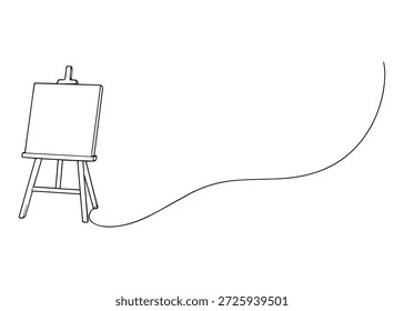 Vector de icono de línea de dibujo de mano de caballete
Icono de la línea del dibujo de la mano del Vector en un fondo transparente