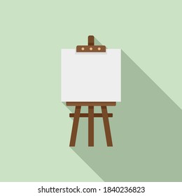 Easel icon. Flat illustration of easel vector icon for web design