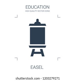 easel icon. high quality filled easel icon on white background. from education collection flat trendy vector easel symbol. use for web and mobile