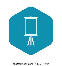 Easel icon. Simple illustration of easel vector icon for web