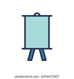 easel icon symbol vector template