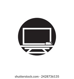 Easel Icon, Easel Vector Art Illustration