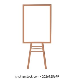 Painting Wooden Easel Clipart Isolated On Stock Vector (Royalty Free)  2259573039