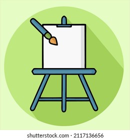 Lineare und farbenfrohe Symbole. Vektorgrafik-Zeichen für Web-Grafiken