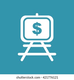 Easel &Painting Stand Icon. Eps-10.