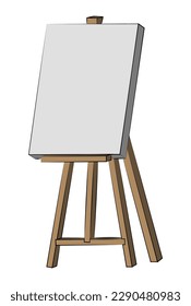 fácil para ilustración de vector de pintura