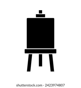 Easel-Stand für Pixel der Kunstklasse perfekte lineare Icon-Farbe editiert