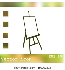 Easel vector icon
