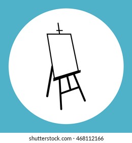Easel vector icon