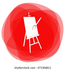 Easel vector icon