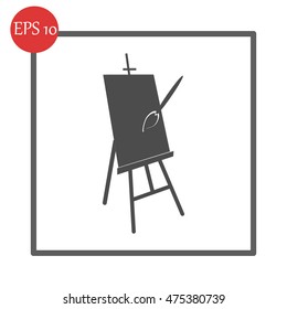 Easel vector icon