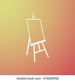 Easel vector icon
