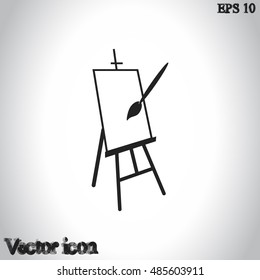 Easel vector icon