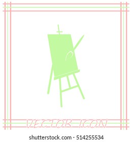 Easel vector icon