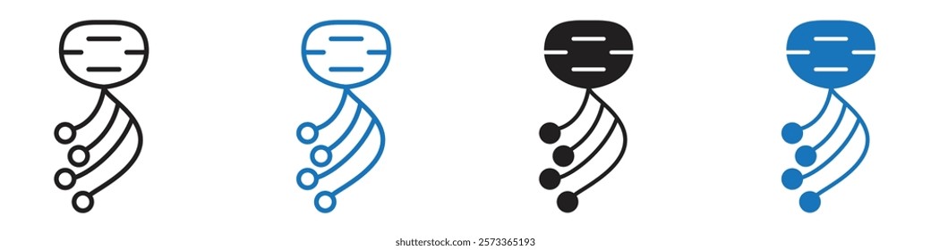 Easer icon Flat line symbol