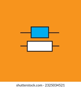 Easily align and distribute objects based on their vertical center positions with accuracy.