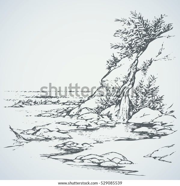 East Arabian Biblical Scenic View Trickle Stock Vector Royalty Free East Arabian Biblical Scenic View Trickle Stock Vector Royalty Free