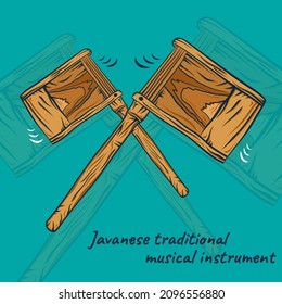 Instrumento musical tradicional de Java Oriental 84