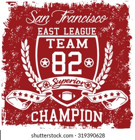 east league design, t-shirt design